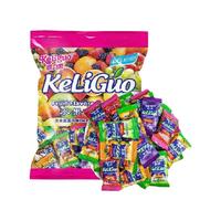 棵力果 水果软糖马来西亚风味果汁糖果散装结婚喜糖零食儿童糖果500g