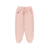 全棉时代 秋冬儿童长裤加厚抓绒卫裤束脚裤保暖裤 持久锁温百搭纯色