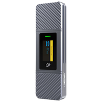 佳翼 移动硬盘盒M.2 NVMe/NGFF双协议 带智能屏显 Type-C3.2接口SSD固态硬盘外置盒 斑马i9X