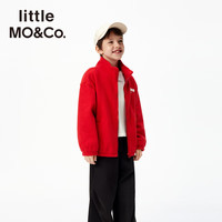 little MO&Co.远红外抗静电 little moco童装26春男女童抑菌猫咪外套新年红 大红色 160 160/76