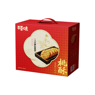  Be&Cheery/百草味 非油炸 桃酥  桃酥如意礼800g-约32袋 箱装 800g