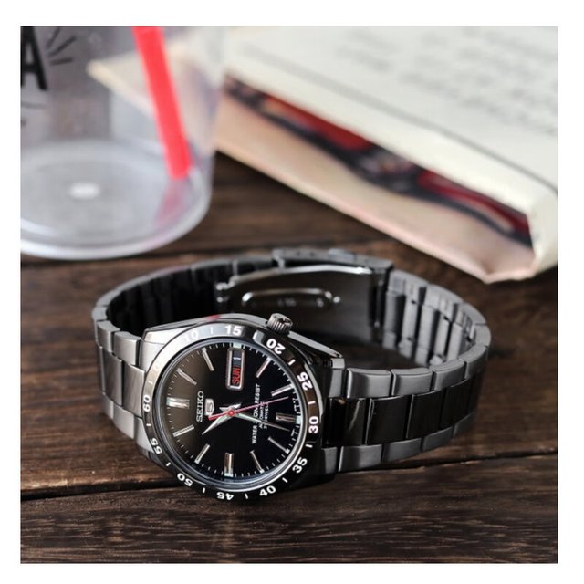 SEIKO 机械表SEIKO 5全自动男士商务手表SNKE03K1小黑表  SNKE03K1