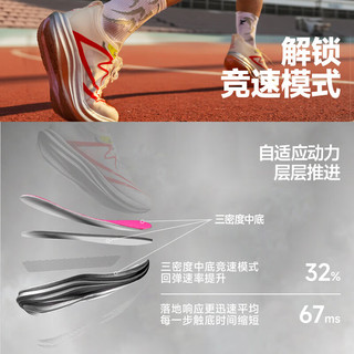  音速猫 北体共研 碳板跑鞋  三周年·新纪元银 通用 44