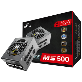FSP 全汉 经典版MS 500 铜牌（85%）全模组SFX电源 500W