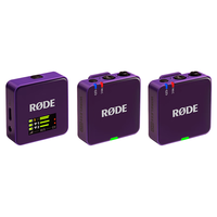RØDE罗德 Wireless Go III 无线领夹麦克风 一拖二 紫色