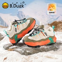 B.Duck 童鞋儿童运动鞋2025秋冬新款加绒二棉男童户外鞋女童跑步鞋
