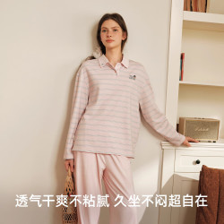 TEENIE WEENIE 小熊条纹睡衣 莫代尔棉男女家居服
