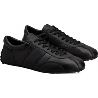 TOD'S官方2025秋冬新品男士T-MARATHON皮革休闲鞋男鞋 黑色 39