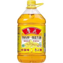 鲁花 5S压榨一级花生油 5L 家庭装