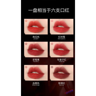 MYG多色口红调色盘颜色随心调制搭配影楼婚礼初学者唇膏 九色口红盘 6色口红盘