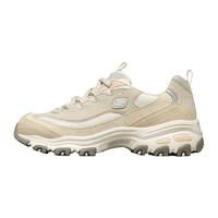 Skechers斯凯奇奶茶熊qq豆乳秋季女鞋休闲运动鞋厚底增高老爹鞋