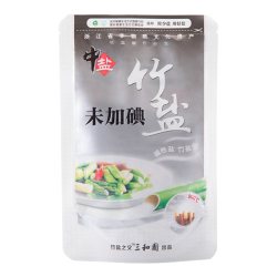 中盐 竹盐250g 未加碘无碘盐 高温烤制弱碱性 吃好盐选