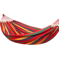 MOTIE 魔铁 吊床户外露营双人帆布吊床休闲成人月牙弯木防侧翻秋千加宽加厚