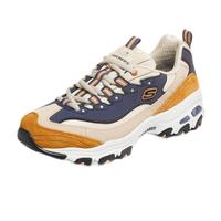SKECHERS 斯凯奇 D'Lites 1.0 女子休闲运动鞋 13167/TNV 褐色/海军蓝色 37