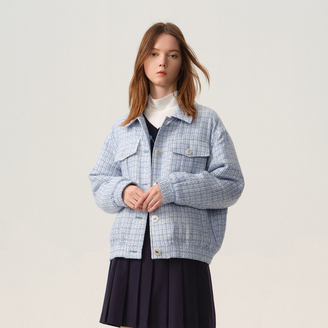 E·LAND 衣恋 女士短外套 EEJHD4TT1I