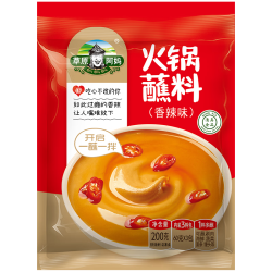 草原阿妈 香辣火锅蘸料200g芝麻酱清真蘸料