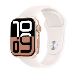 Apple Watch Series 10 GPS版 铝金属表壳运动表带 苹果智能手表