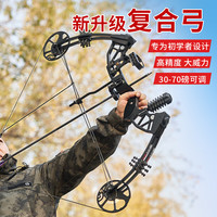 HUWAIREN 裴奇S1 火麒麟复合弓滑轮弓箭 30-70磅可调