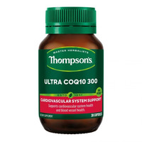 THOMPSON'S汤普森鱼油奶蓟草维生素B族液体钙银杏精华片有机硒片芹菜籽辅酶Q10胶囊 辅酶Q10 300mg30粒