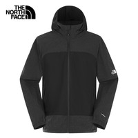 北面（The North Face）运动休闲男秋夹克防风泼水简洁连帽户外外套 8ENF JK3