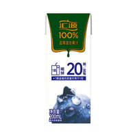 汇源100%果汁0添加苹果汁桃汁柠檬汁蓝莓汁200ml*12盒礼盒装 蓝莓汁200ml*12盒【礼盒装】
