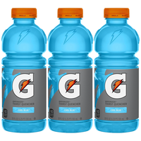 百事可乐 Gatorade佳得乐 美国电解质水 运动饮料 酷蓝591ML*3瓶