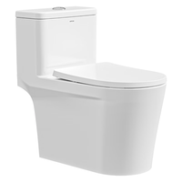 箭牌普通马桶家用卫浴虹吸式节水坐便器马桶AEB12652L 400坑距
