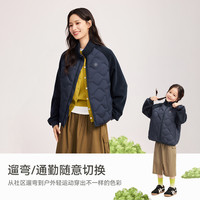 雪中飞2025冬女士葫芦纹拼接轻薄羽绒服好看百搭亲子款户外A
