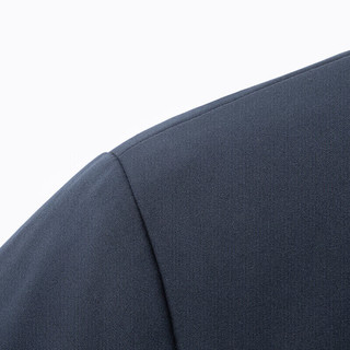 罗蒙鹅绒羽绒服男中老年爸爸装可拆卸内胆羽绒外套加厚保暖干部装 黑色 4XL 195(180-200斤)
