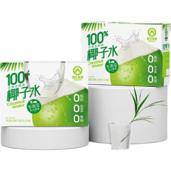 追夏 果本真 100％椰子水 250ml10盒