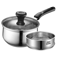ASD 爱仕达 NS16B1WG 奶锅(16cm、1.7L、304不锈钢)