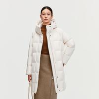 波司登 【鹅绒服】25年冬季经典商务休闲连帽中长款羽绒服