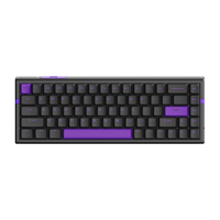 艾泰克 磁轴 机械键盘  单色背光 雪刃轴 黑色