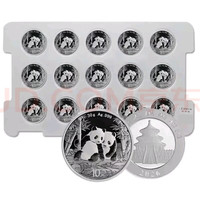 中邮典藏 2026年熊猫金银币 2026年熊猫银币整版(15枚)