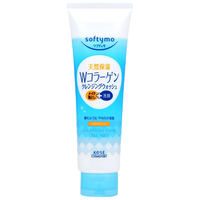 临期特价kose高丝softymo胶原蛋白天然保湿卸妆洁面乳去角质190g