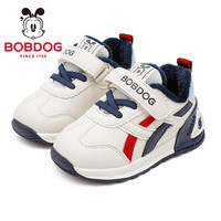 巴布豆 加绒童鞋  米/藏青蓝 26 适合脚长15.2cm