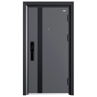 欧帝乐 加厚甲级（4级）防盗门入户门+防撬防爆安全门进户门子母门+德施曼智能锁