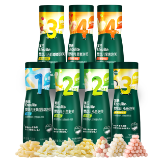 英氏 多乐能系列 小鱼泡芙 2阶 牛奶味 15g