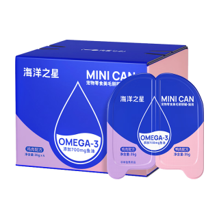 海洋之星 猫零食猫罐头肉泥35g*8杯餐盒 补水营养成猫幼猫罐