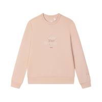 FILA 斐乐女子套头卫衣2025春运动简约基础针织上衣 小桃红-PC 180/96A/XXL