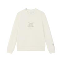 FILA 斐乐女子套头卫衣2025春运动简约基础针织上衣 鹭白-WT 160/80A/S