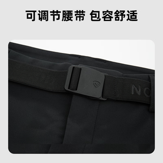 诺诗兰（NORTHLAND）【埃达克】GTX白标软壳裤抓绒秋冬户外男士防风保暖NXPEH5747Z 纯黑色（部分批次盾牌标在右侧，） 180