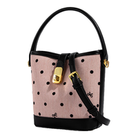 马克华菲 波点女士水桶包  中包