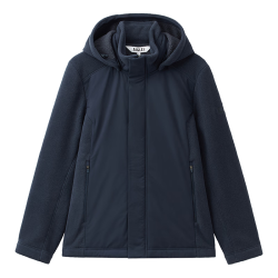 AIGLE 抓绒衣POLARTEC加厚保暖SORONA全拉链男 帝国深蓝 BD071 L