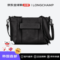珑骧(LONGCHAMP)Longchamp 3D单肩小号斜挎包黑色 21X15X6.5cm