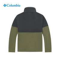 Columbia AE0560 抓绒衣 军绿色拼鲨鱼黑 M