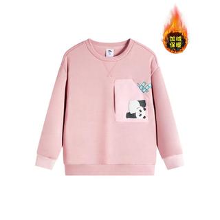 安踏 姜阳科技 加绒保暖儿童卫衣小童服可爱男童卫衣女童秋装安踏童装
