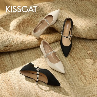  KISSCAT/接吻猫 法式 女士单鞋