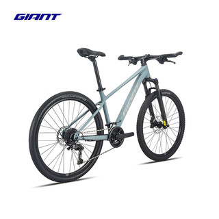 捷安特（GIANT）ATX 830铝合金筒轴油碟可锁定避震山地自行车 全消光灰蓝 29×19 L 180-192cm