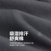 佐丹奴 短袖T恤男夏舒爽棉吸湿排汗拼色口袋圆领上衣13025206